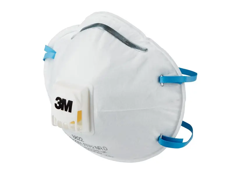 3M 8822 stofmasker cup FFP2 NR D V met uitademventiel