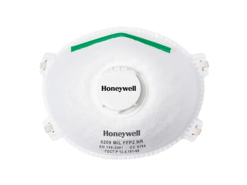 Honeywell 5209-V2 stofmasker cup FFP2 NR V met uitademventiel