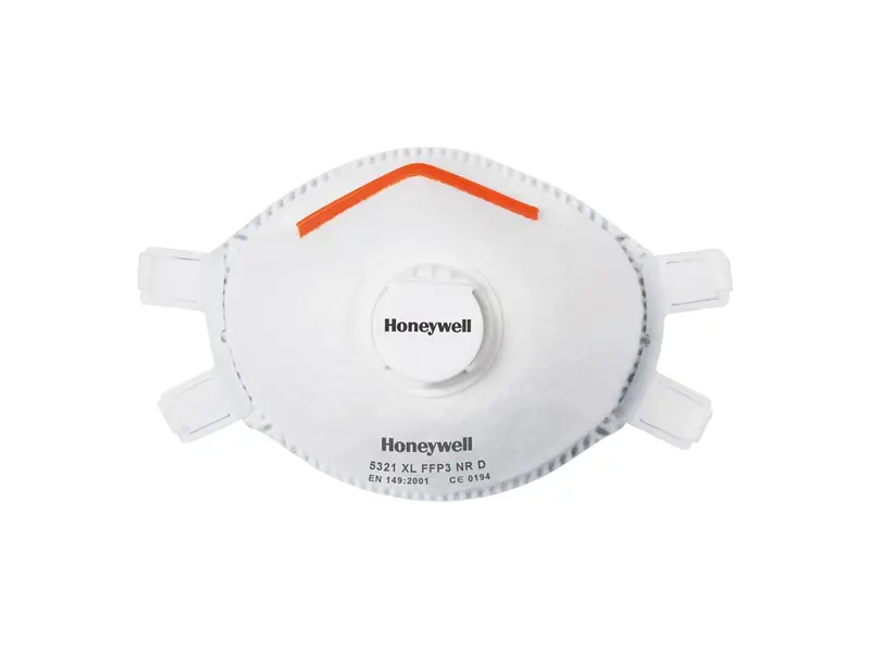 Honeywell 5321-V2 stofmasker cup FFP3 NR D V met uitademventiel maat M/L