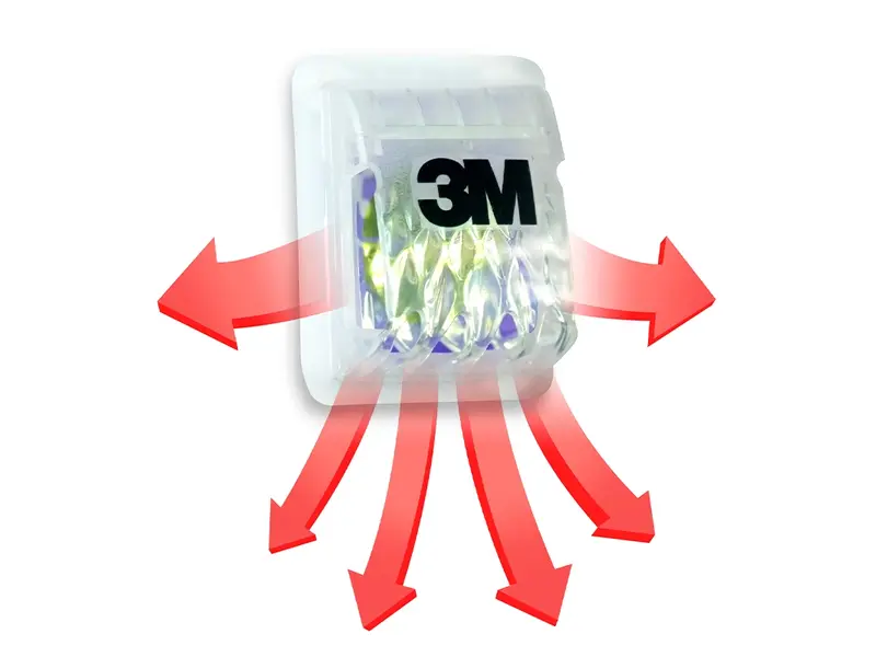 3M Aura 9322+ Gen3 folding dust mask FFP2 with exhalation valve