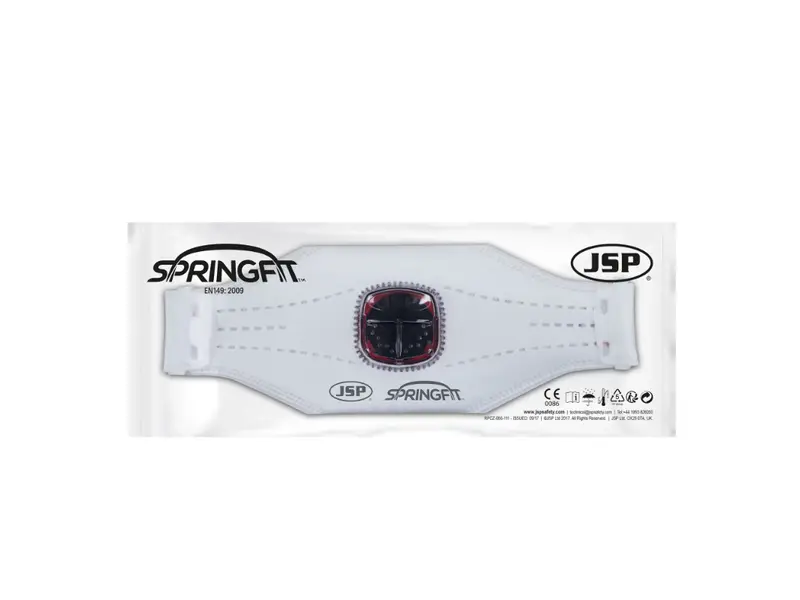 JSP Springfit 435ML dust mask FFP3 with Typhoon exhalation valve