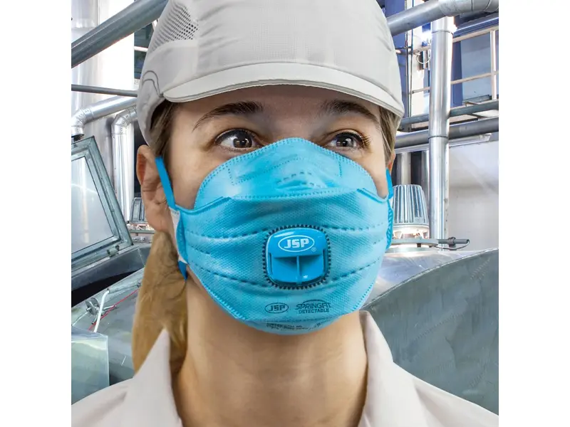 JSP SpringFit Blu 439ML foldable dust mask FFP3 NR D with exhalation valve