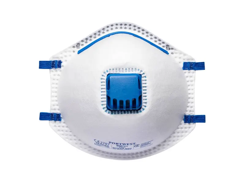 Portwest P201 dust mask cup FFP2 NR V with exhalation valve