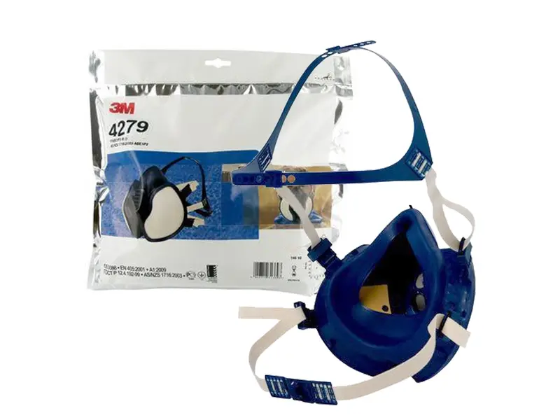 3M 4279 halfgelaatsmasker A1B1E1K1P3 dubbele filter