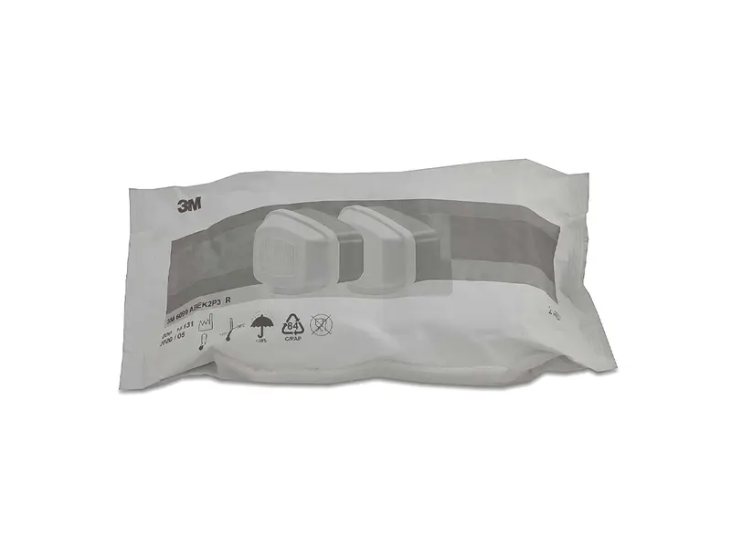 Filtre combiné 3M 6099 A2B2E2K2HgP3 R + formaldéhyde pour les séries 6000/6500/7000/7500