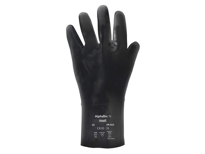 Gant Ansell AlphaTec 09-922 300 mm Noir Taille 10