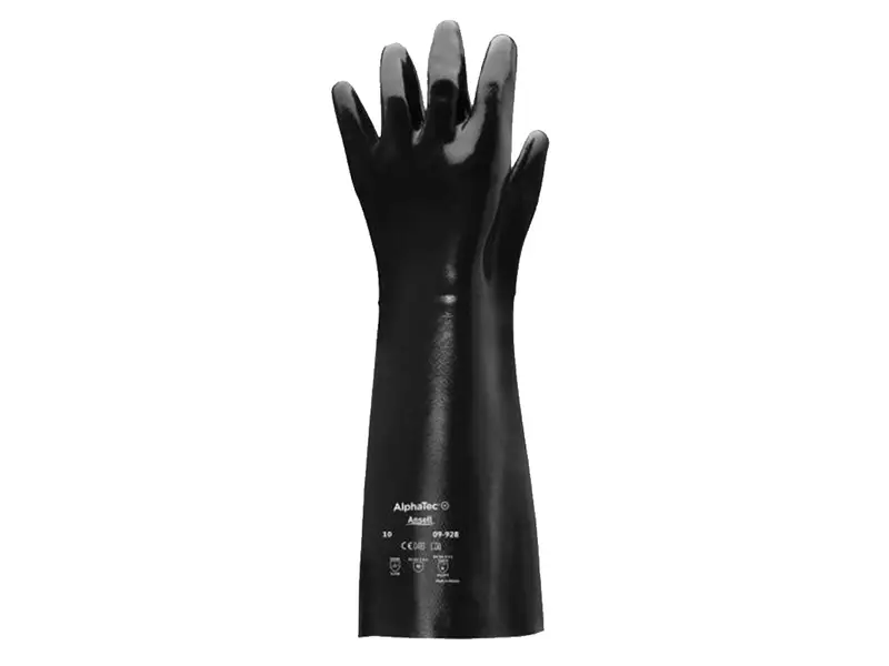 Ansell AlphaTec 09-928 neoprene glove chemical-resistant size 10