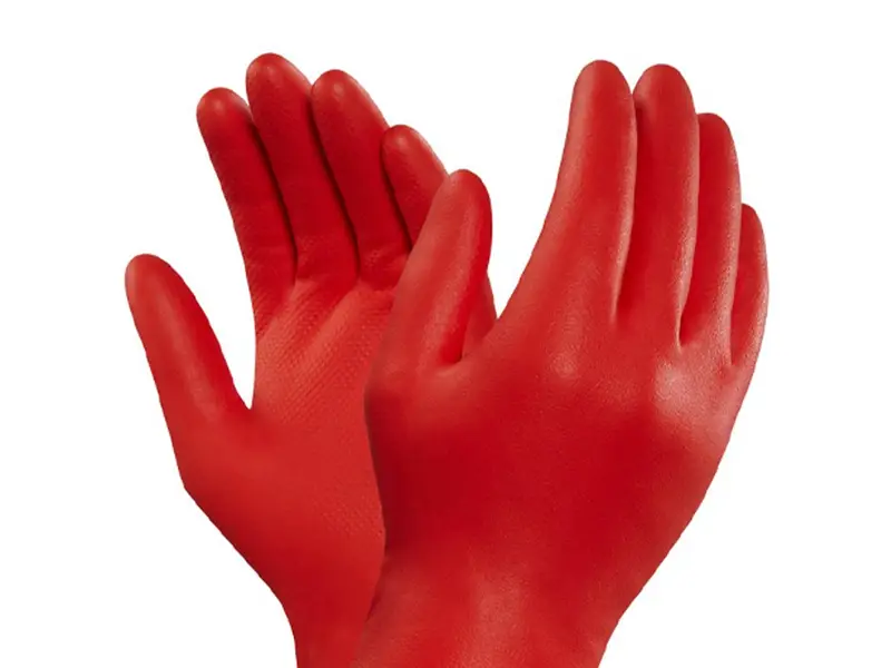 Ansell AlphaTec Solvex 37-900 nitrile glove chemical resistant size 9