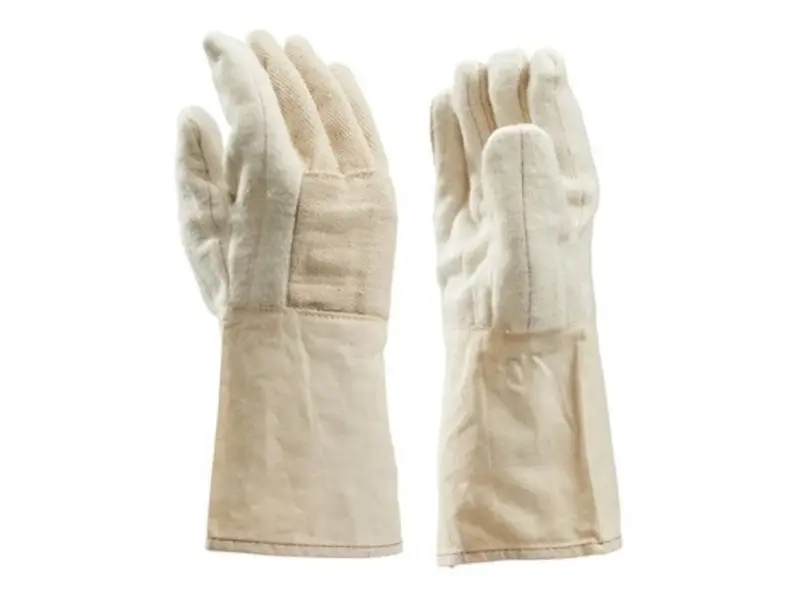 Hotmill cotton glove heat-resistant extended cuff