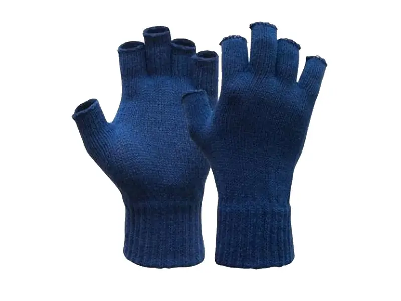 Oxxa Knitter 14-371 gant/manchette demi-doigts bleu
