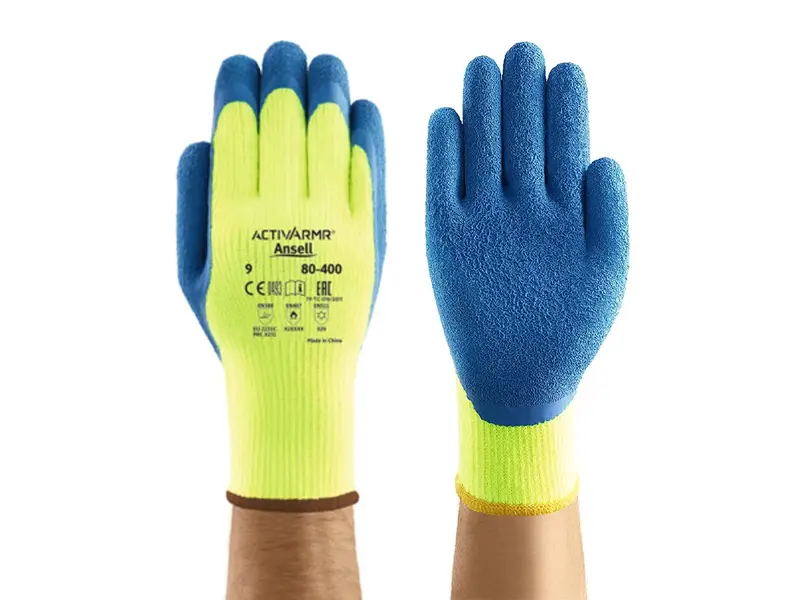 Ansell ActivArmr 80-400 handschoen rubberlatex thermische bescherming maat 10