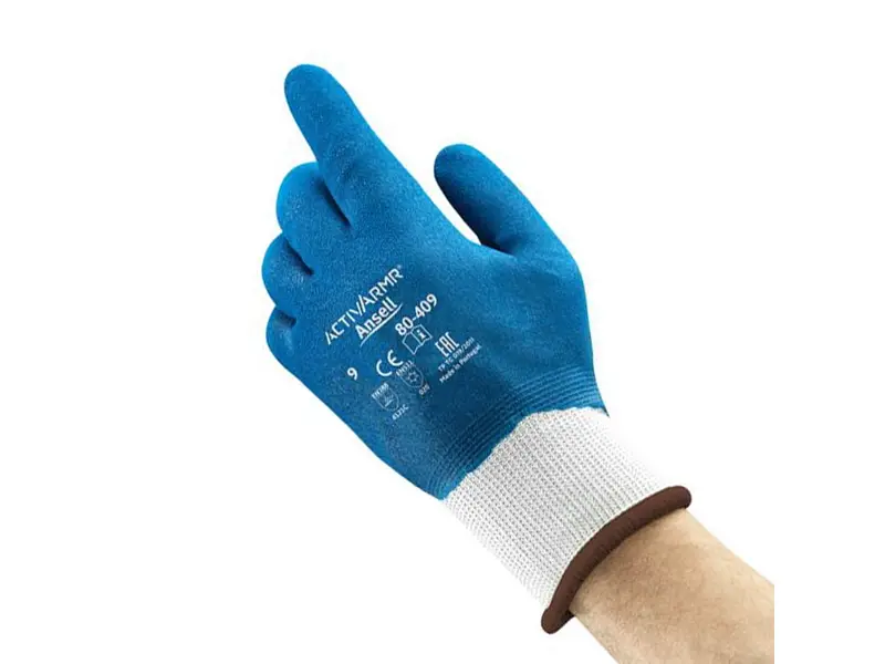Gant Ansell ActivArmr 80-409 en polyuréthane/nitrile résistant au froid, taille 8