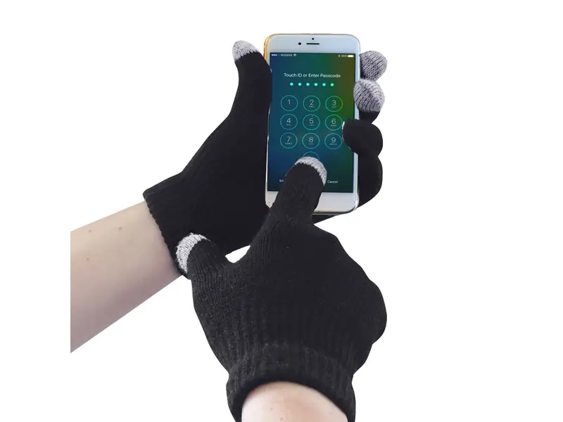 Portwest GL16 touchscreen glove acrylic cold-resistant black size L/XL