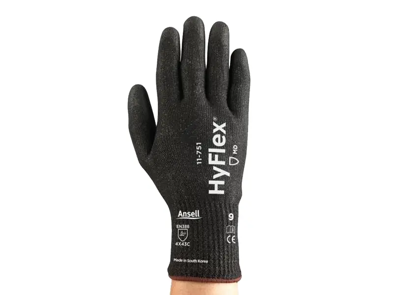 Ansell HyFlex 11-751 handschoen PU snijbestendig maat 8