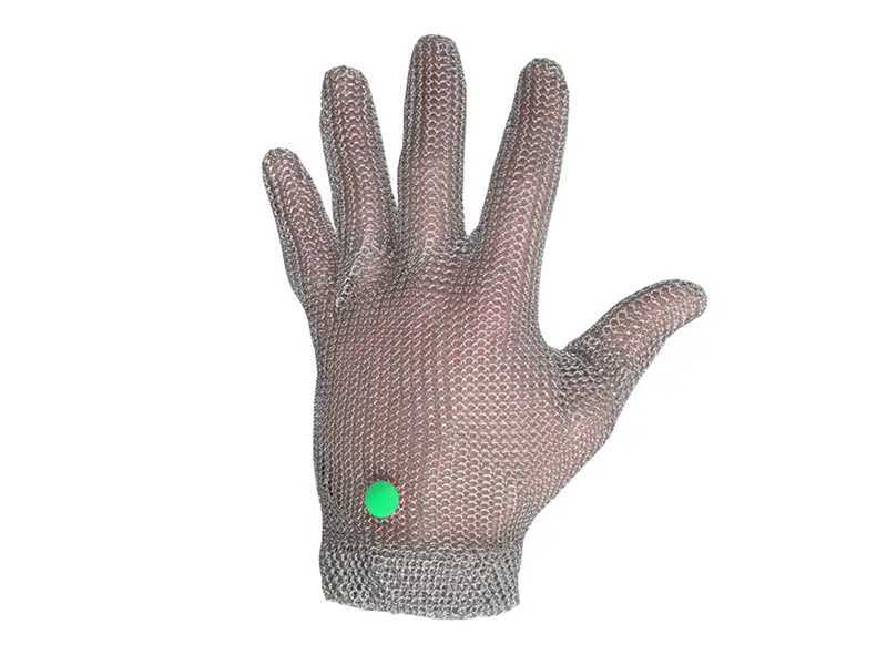 Manulatex Wilco metal glove stainless steel cut-resistant red size M