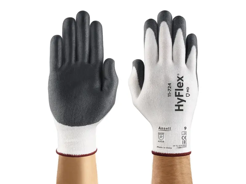 Ansell HyFlex 11-724 PU cut-resistant glove size 11
