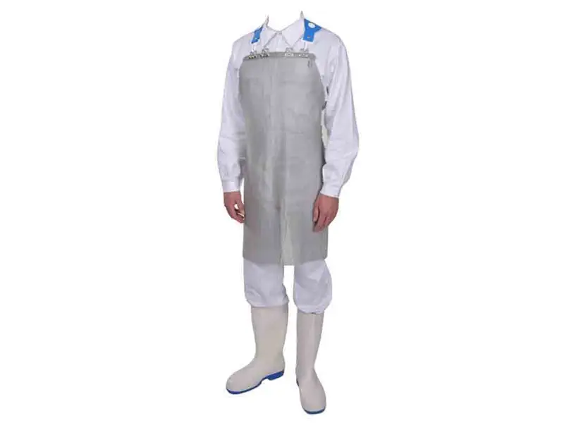 Manulatex Lightinox veiligheidsschort RVS chainmesh 55x70 cm