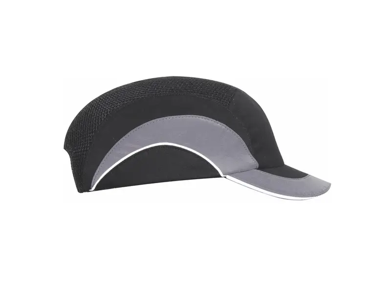 Bump cap JSP HardCap A1+ 5 cm short visor black/grey