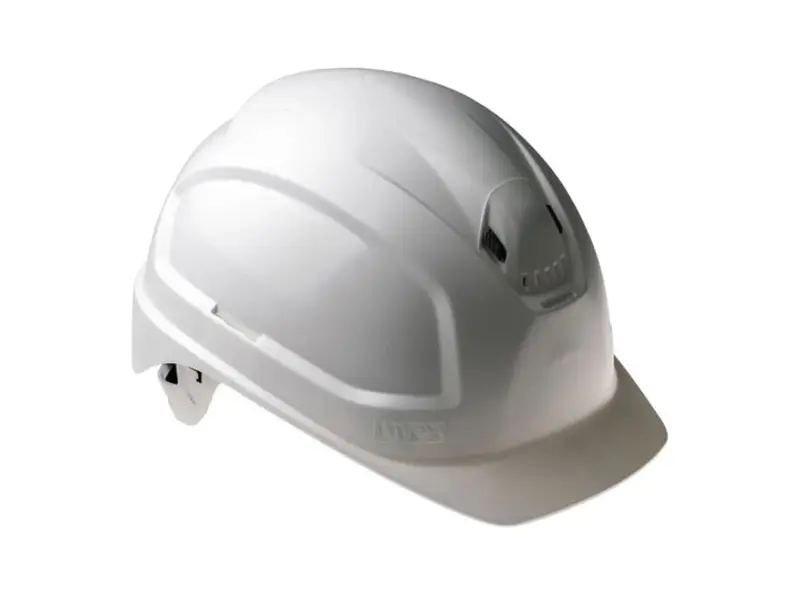 Casque de sécurité Uvex Pheos B-WR en PEHD, molette de serrage rotative 6 points, blanc