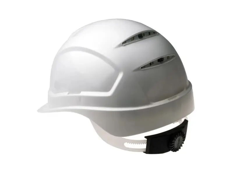 Casque de sécurité Uvex Pheos B-WR en PEHD, molette de serrage rotative 6 points, blanc