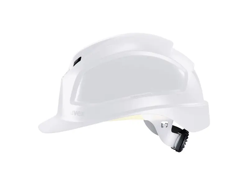 Casque de sécurité Uvex Pheos B-WR en PEHD, molette de serrage rotative 6 points, blanc