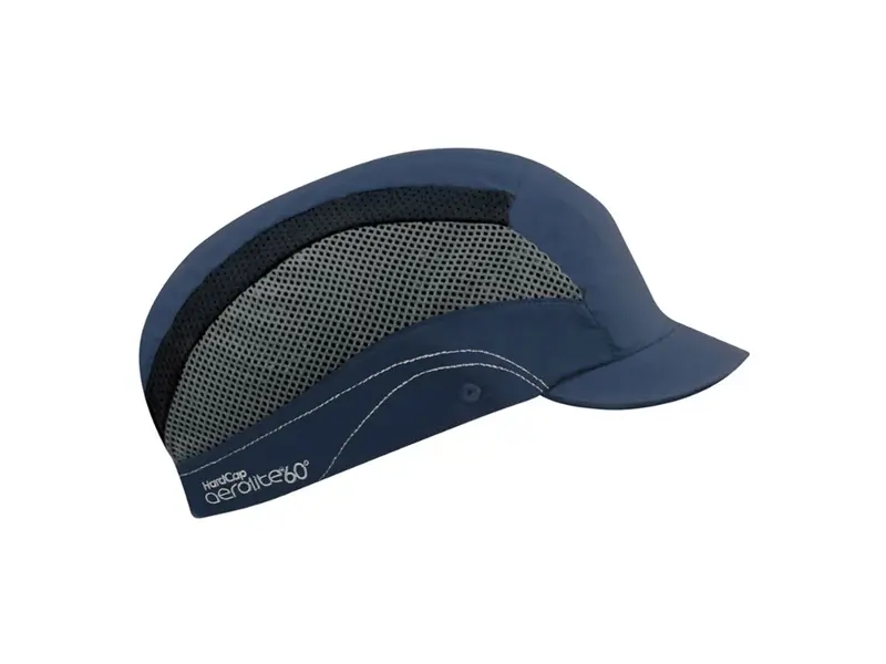 JSP HardCap Aerolite 60 stootpet met micro klep 25 mm marineblauw