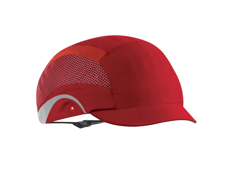 JSP HardCap Aerolite bump cap 25 mm micro peak rouge