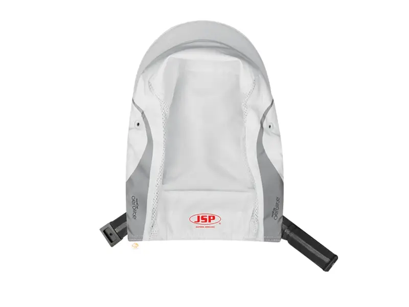 Housse pour casquette de protection JSP HardCap Aerolite, micro-visière blanche de 25 mm