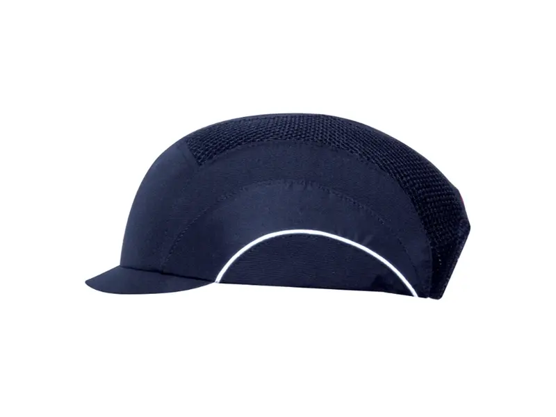 JSP Hardcap A1 bump cap with short peak 25 mm navy blue