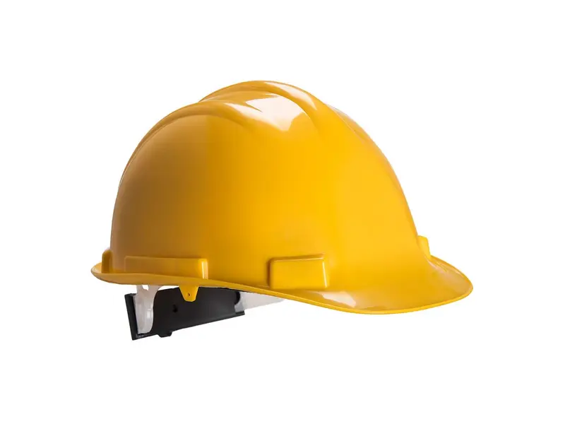 Veiligheidshelm Portwest PS57 draaiknop geel