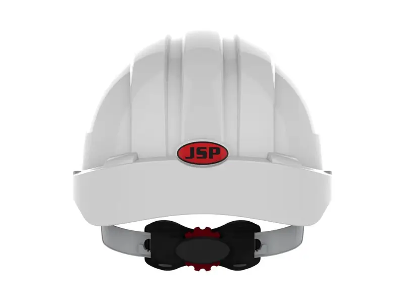 JSP EVO 3 veiligheidshelm HDPE 6-punt draaiknop wit