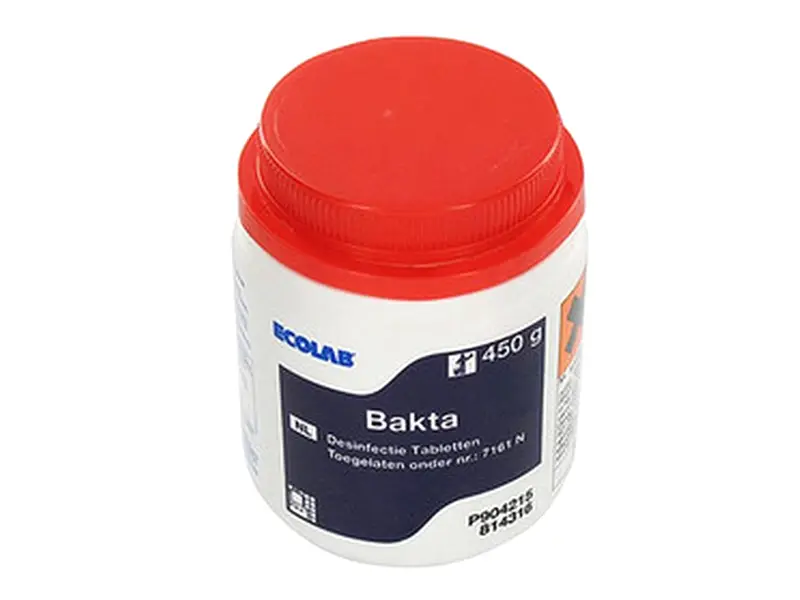 Ecolab Bakta desinfectie tabletten op chloorbasis