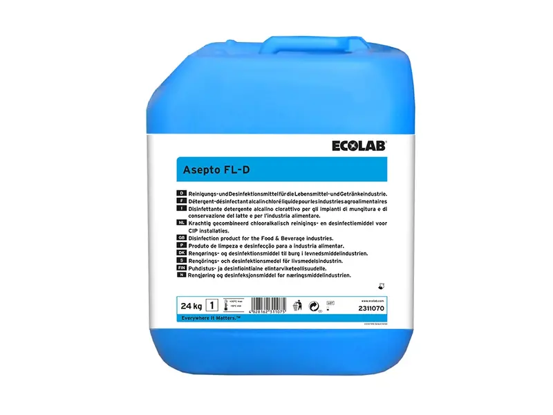 Ecolab Asepto FL-D Industry reiniging en desinfectie 24 kg