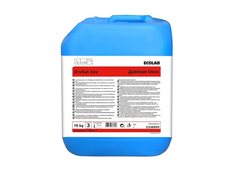 Ecolab DrySan Oxy reiniging- en desinfectie 19 kg (NL)