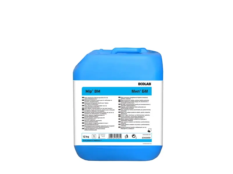 Ecolab Mip BM strong alkaline cleaning agent CIP 12 kg (NL)