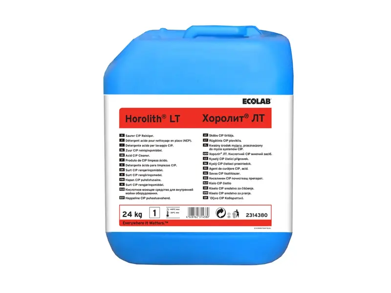 Ecolab Horolith LT zuur reinigingsmiddel CIP 24 kg (NL)