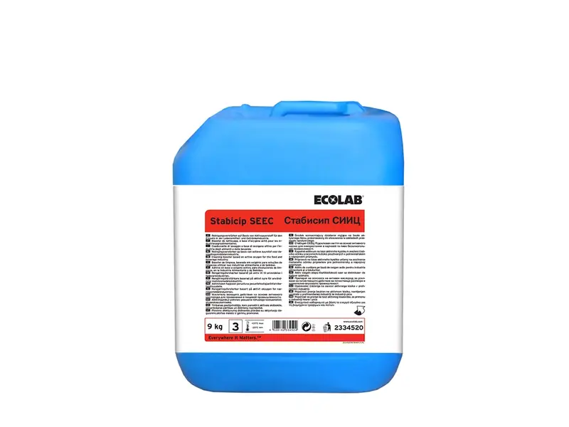Ecolab Stabicip SEEC liquid cleaning booster CIP 9 kg (NL)
