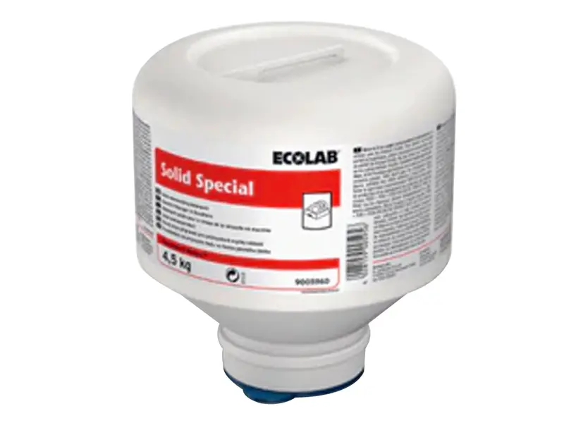 Ecolab Solid Special hooggeconcentreerd vaatwasmiddel 4x4,5 kg