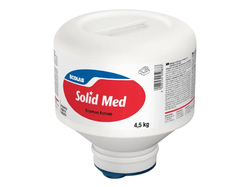 Ecolab Solid Med dishwasher detergent and rinse aid 4x4500 g