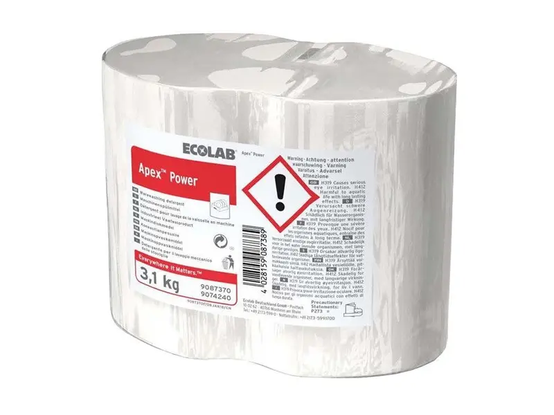Ecolab Apex Power dishwasher detergent super concentrated 3100 grams