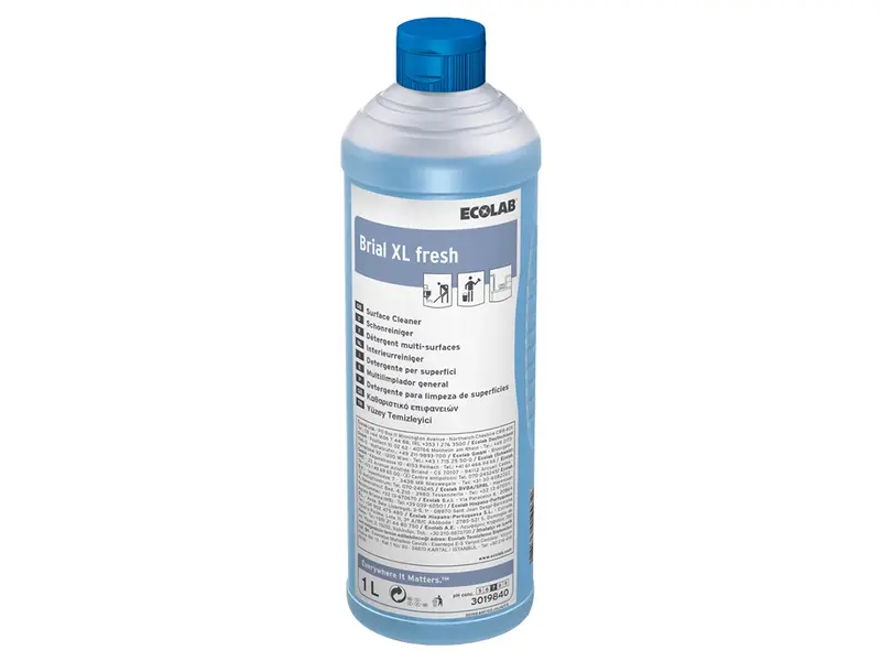 Nettoyant intérieur Ecolab Brial XL Fresh, 12 x 1 litre