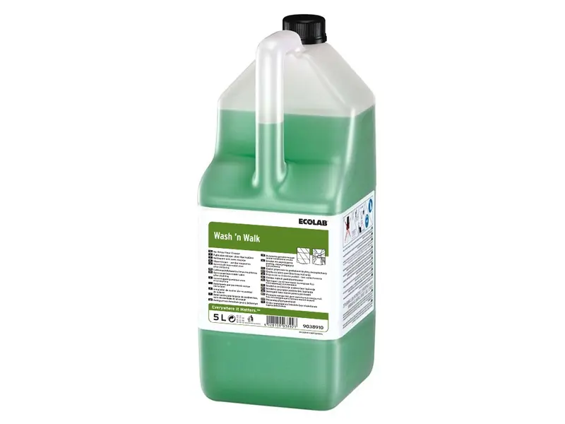 Ecolab Wash 'n Walk vloerreiniger zonder naspoelen 2x5 liter