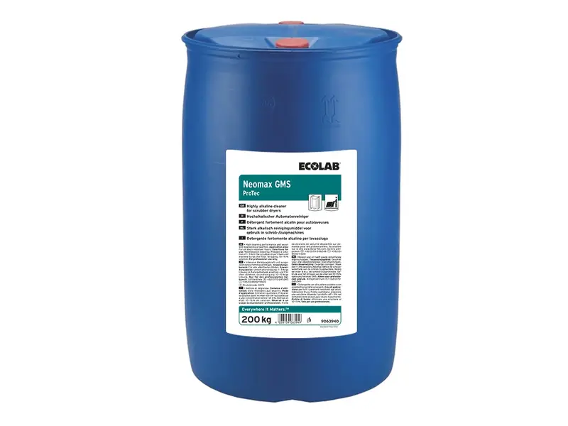 Ecolab Neomax GMS sterk alkalische vloerreiniger 200 kg