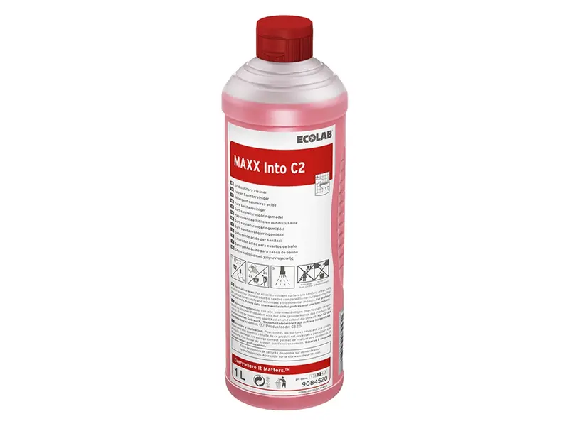 Nettoyant sanitaire quotidien Ecolab Maxx Into C2 1 litre