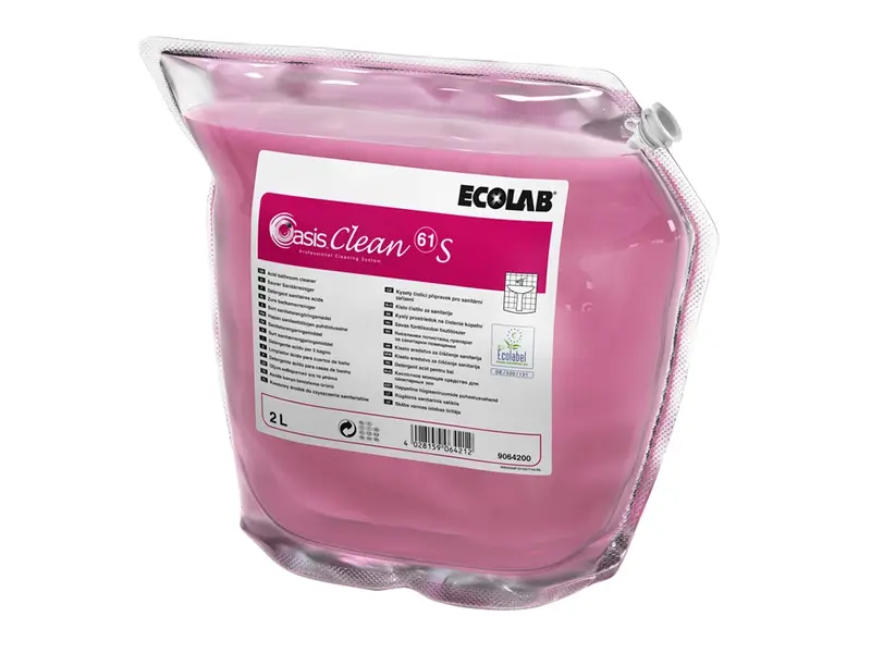 Nettoyant sanitaire acide Ecolab Oasis Clean 61 S, 2 x 2 litres