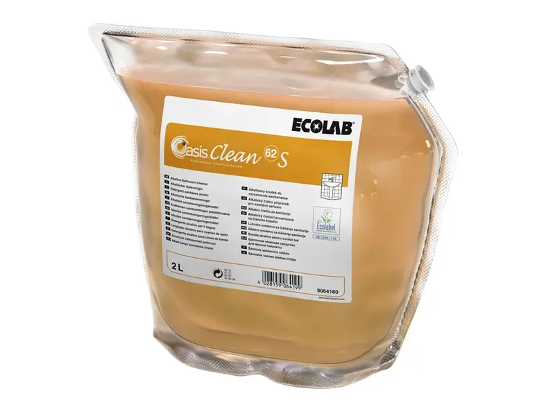 Ecolab Oasis Clean 62 S alkaline sanitary cleaner 2x2 liters