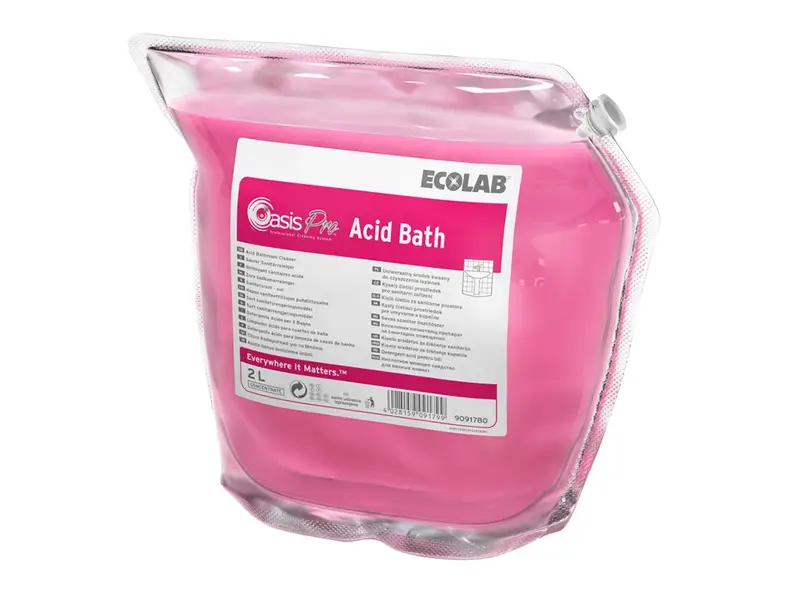 Ecolab Oasis Pro Acid Bath zure sanitairreiniger 2x2 liter