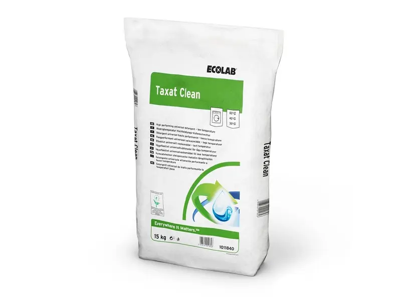 Ecolab Taxat Clean universal laundry detergent bag 15 kg
