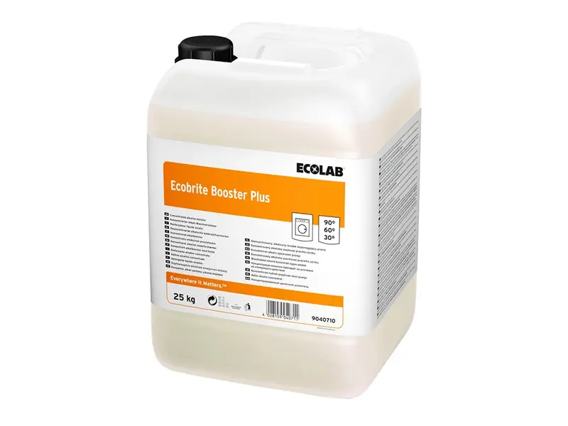 Ecolab Ecobrite Booster Plus jerrycan booster pour lave-linge 25 kg