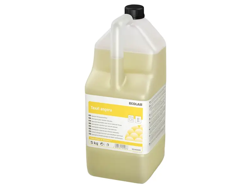 Ecolab Taxat Angora laundry detergent bottle 5 kg